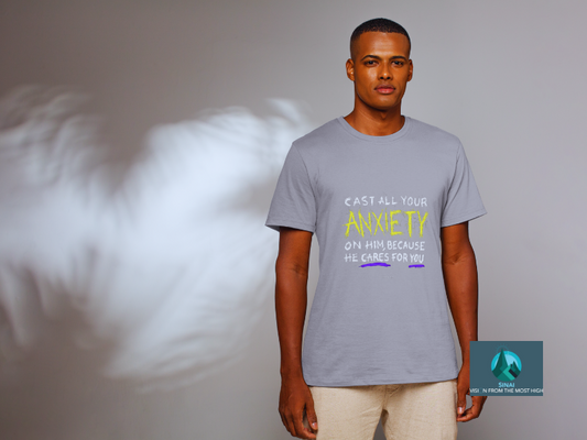 Cast All Your Anxiety On HIM | Half Sleeves | T-Shirt