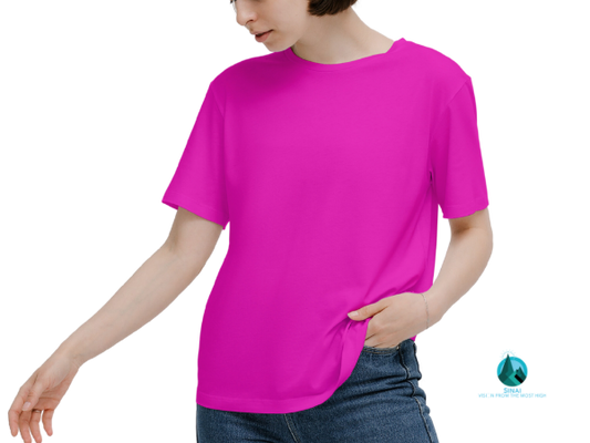 Plain | Half Sleeves T-Shirt | Women