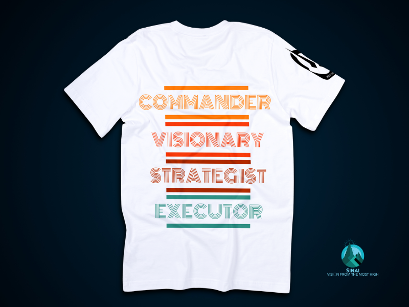 Commander Half Sleeves T-Shirt Men White