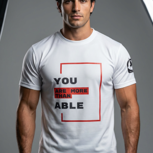 Mount Sinai More Than Able Unisex T-Shirt Pure White Natural Cotton